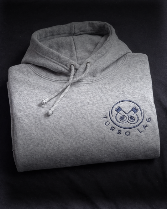 Turbo Lag Heavyweight Hoodie – Heather Gray