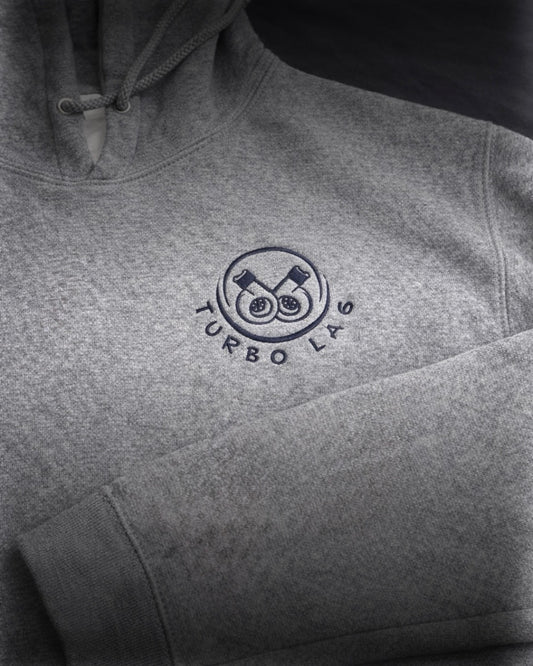 Turbo Lag Heavyweight Hoodie – Heather Gray